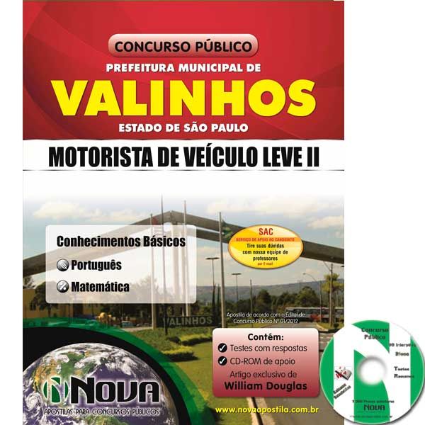 Motorista de Veículo Leve