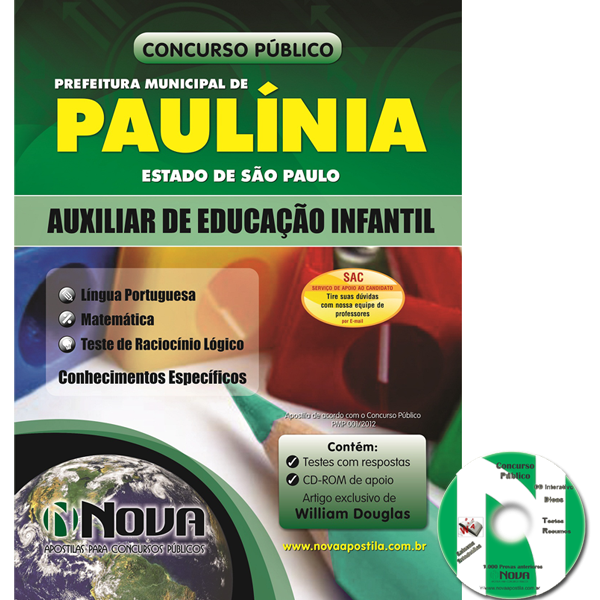 Prefeitura Paulínia - Aux. de Educação Infantil